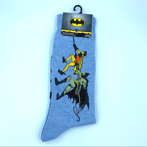 DC Comics Other - New Mens DC Comics Batman and Robin Crew Socks